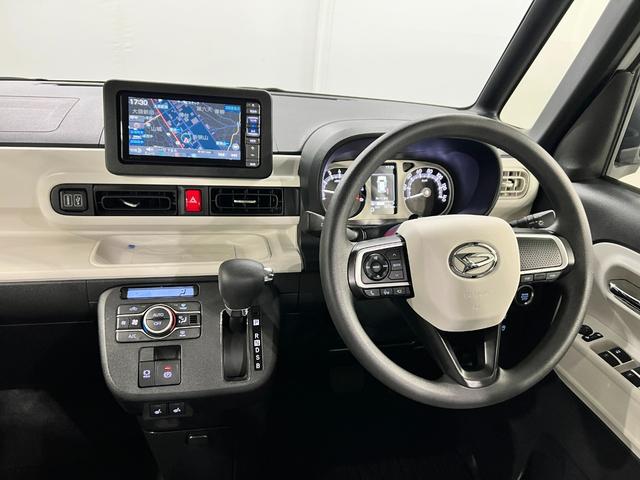 ムーヴキャンバスストライプスＧ　走行５５７１キロ／純正ナビ／ドラレコ１年保証距離無制限　走行距離５５７１キロ　純正フルセグナビ　パノラマモニター　ドラレコ　純正マット　サイドエアバッグ　ＬＥＤヘッドランプ　アイドリングストップ　シートヒーター　両側電動スライドドア（埼玉県）の中古車