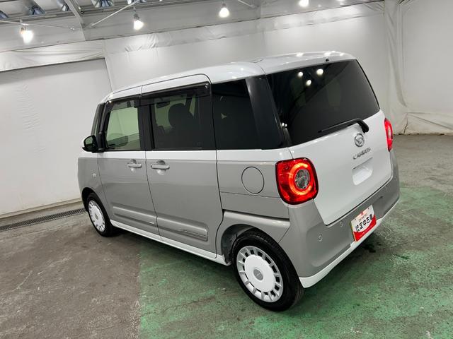 ムーヴキャンバスストライプスＧ　走行５５７１キロ／純正ナビ／ドラレコ１年保証距離無制限　走行距離５５７１キロ　純正フルセグナビ　パノラマモニター　ドラレコ　純正マット　サイドエアバッグ　ＬＥＤヘッドランプ　アイドリングストップ　シートヒーター　両側電動スライドドア（埼玉県）の中古車