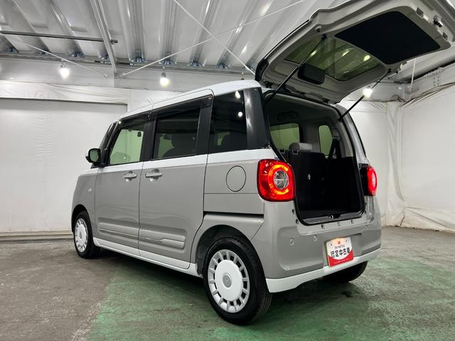 ムーヴキャンバスストライプスＧ　走行５５７１キロ／純正ナビ／ドラレコ１年保証距離無制限　走行距離５５７１キロ　純正フルセグナビ　パノラマモニター　ドラレコ　純正マット　サイドエアバッグ　ＬＥＤヘッドランプ　アイドリングストップ　シートヒーター　両側電動スライドドア（埼玉県）の中古車