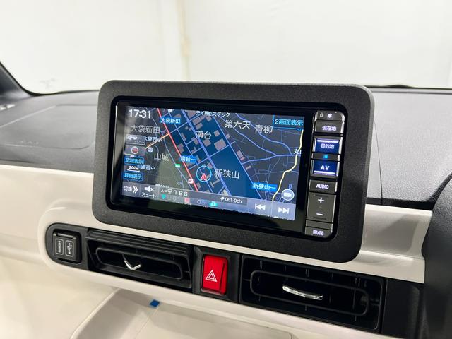 ムーヴキャンバスストライプスＧ　走行５５７１キロ／純正ナビ／ドラレコ１年保証距離無制限　走行距離５５７１キロ　純正フルセグナビ　パノラマモニター　ドラレコ　純正マット　サイドエアバッグ　ＬＥＤヘッドランプ　アイドリングストップ　シートヒーター　両側電動スライドドア（埼玉県）の中古車