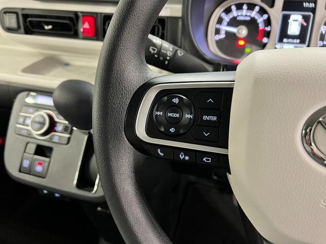 ムーヴキャンバスストライプスＧ　走行５５７１キロ／純正ナビ／ドラレコ１年保証距離無制限　走行距離５５７１キロ　純正フルセグナビ　パノラマモニター　ドラレコ　純正マット　サイドエアバッグ　ＬＥＤヘッドランプ　アイドリングストップ　シートヒーター　両側電動スライドドア（埼玉県）の中古車