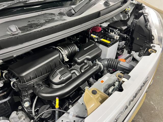 ムーヴキャンバスストライプスG 走行1060キロ/クリアランスソナー一年保証・走行距離無制限 走行1060キロ サイドエアバック クリアランスソナー オートマチックハイビーム オートライト LEDヘッドライト ベンチシート シートヒーター 両側電動スライドドア(埼玉県)の中古車