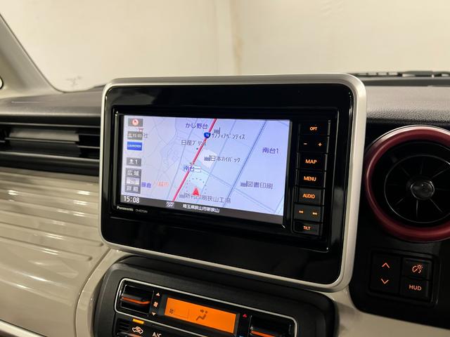 フレアワゴンハイブリッドＸＳ　軽雹害／走行５８９９４キロ／ナビ／ドラレコ１年保証距離無制限　走行距離５８９９４キロ　フルセグナビ　ドラレコ　純正マット　サイドエアバッグ　ＬＥＤヘッドランプ　アイドリングストップ　シートヒーター　両側電動スライドドア（埼玉県）の中古車