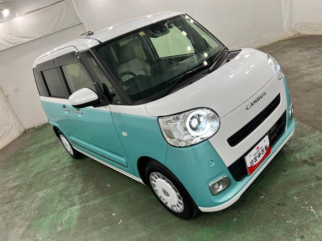 ムーヴキャンバスストライプスＧ　車検整備付／走行８９２６キロ／ナビドラレコ１年保証距離無制限　走行距離８９２６キロ　純正フルセグナビ　バックカメラ　ドラレコ　純正マット　サイドエアバッグ　ＬＥＤヘッドランプ　アイドリングストップ　シートヒーター　両側電動スライドドア（埼玉県）の中古車