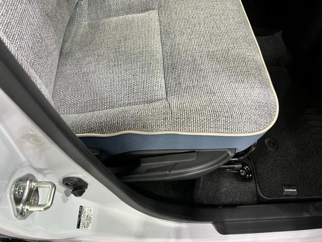 ムーヴキャンバスストライプスＧターボ　走行１４９５９キロ／ＬＥＤヘッドランプ１年保証距離無制限　走行距離１４９５９キロ　純正マット　サイドエアバッグ　ＬＥＤヘッドランプ　アイドリングストップ　シートヒーター　両側電動スライドドア　電動パーキングブレーキ　オート格納式ドアミラー（東京都）の中古車