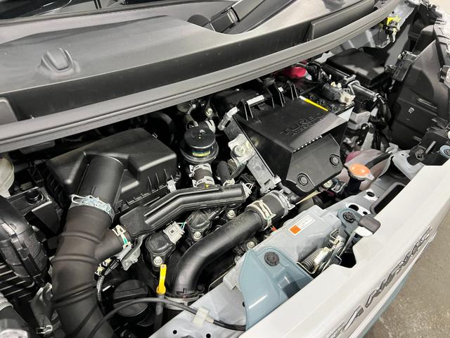 ムーヴキャンバスストライプスＧターボ　走行１４９５９キロ／ＬＥＤヘッドランプ１年保証距離無制限　走行距離１４９５９キロ　純正マット　サイドエアバッグ　ＬＥＤヘッドランプ　アイドリングストップ　シートヒーター　両側電動スライドドア　電動パーキングブレーキ　オート格納式ドアミラー（東京都）の中古車