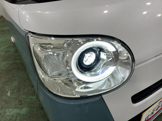 ムーヴキャンバスストライプスＧターボ　走行１４９５９キロ／ＬＥＤヘッドランプ１年保証距離無制限　走行距離１４９５９キロ　純正マット　サイドエアバッグ　ＬＥＤヘッドランプ　アイドリングストップ　シートヒーター　両側電動スライドドア　電動パーキングブレーキ　オート格納式ドアミラー（東京都）の中古車