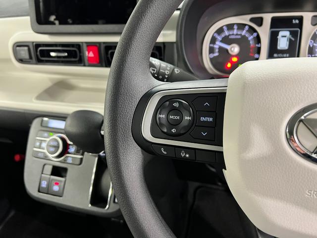 ムーヴキャンバスストライプスＧターボ　走行１４９５９キロ／ＬＥＤヘッドランプ１年保証距離無制限　走行距離１４９５９キロ　純正マット　サイドエアバッグ　ＬＥＤヘッドランプ　アイドリングストップ　シートヒーター　両側電動スライドドア　電動パーキングブレーキ　オート格納式ドアミラー（東京都）の中古車
