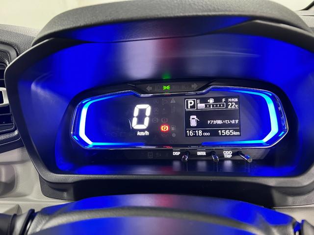 ミライースＸ　ＳＡIII　走行１５６５キロ／クリアランスソナー一年保証・走行距離無制限　走行１５６５キロ　助手席エアバック　オートライト　オートマチックハイビーム　クリアランスソナー　アイドリングストップ（埼玉県）の中古車