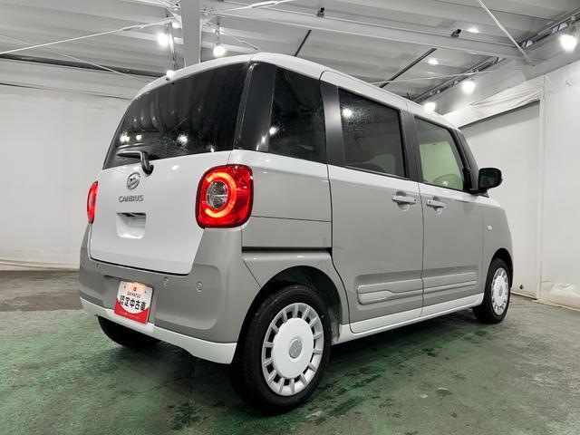 ムーヴキャンバスストライプスG 走行2115キロ/LEDヘッドランプ/マット1年保証距離無制限 走行距離2115キロ 純正マット サイドエアバッグ LEDヘッドランプ アイドリングストップ シートヒーター 両側電動スライドドア オート格納式ドアミラー 電動パーキングブレーキ(埼玉県)の中古車