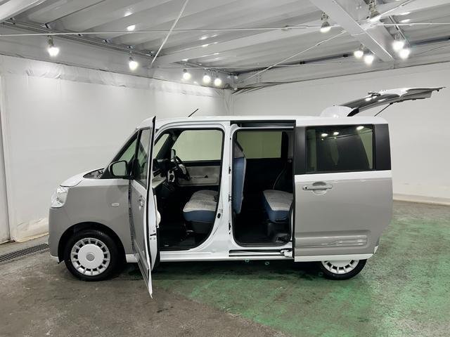 ムーヴキャンバスストライプスG 走行2115キロ/LEDヘッドランプ/マット1年保証距離無制限 走行距離2115キロ 純正マット サイドエアバッグ LEDヘッドランプ アイドリングストップ シートヒーター 両側電動スライドドア オート格納式ドアミラー 電動パーキングブレーキ(埼玉県)の中古車