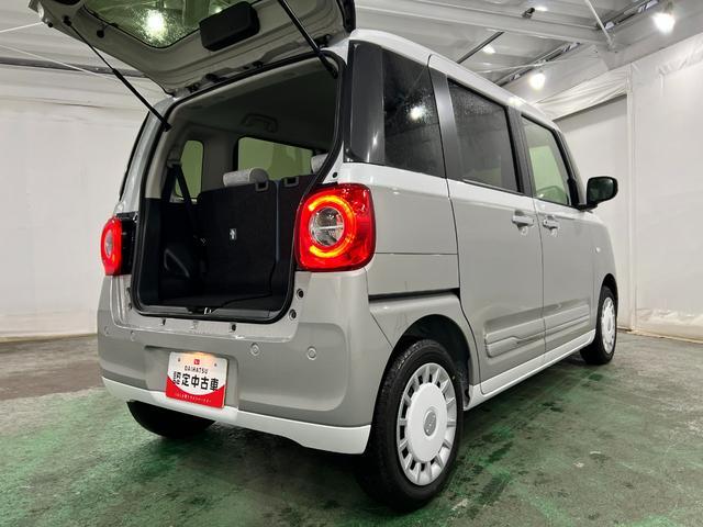 ムーヴキャンバスストライプスG 走行2115キロ/LEDヘッドランプ/マット1年保証距離無制限 走行距離2115キロ 純正マット サイドエアバッグ LEDヘッドランプ アイドリングストップ シートヒーター 両側電動スライドドア オート格納式ドアミラー 電動パーキングブレーキ(埼玉県)の中古車