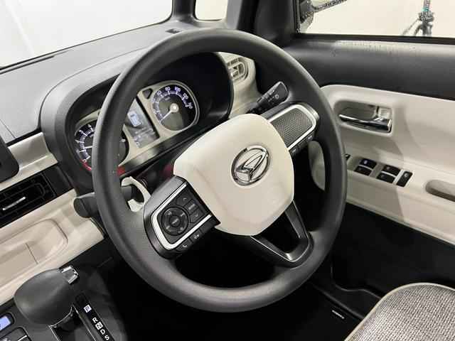 ムーヴキャンバスストライプスG 走行2115キロ/LEDヘッドランプ/マット1年保証距離無制限 走行距離2115キロ 純正マット サイドエアバッグ LEDヘッドランプ アイドリングストップ シートヒーター 両側電動スライドドア オート格納式ドアミラー 電動パーキングブレーキ(埼玉県)の中古車