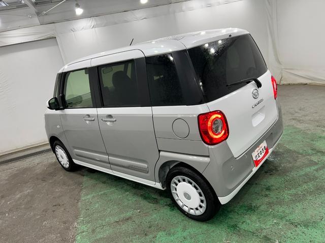 ムーヴキャンバスストライプスG 走行2115キロ/LEDヘッドランプ/マット1年保証距離無制限 走行距離2115キロ 純正マット サイドエアバッグ LEDヘッドランプ アイドリングストップ シートヒーター 両側電動スライドドア オート格納式ドアミラー 電動パーキングブレーキ(埼玉県)の中古車