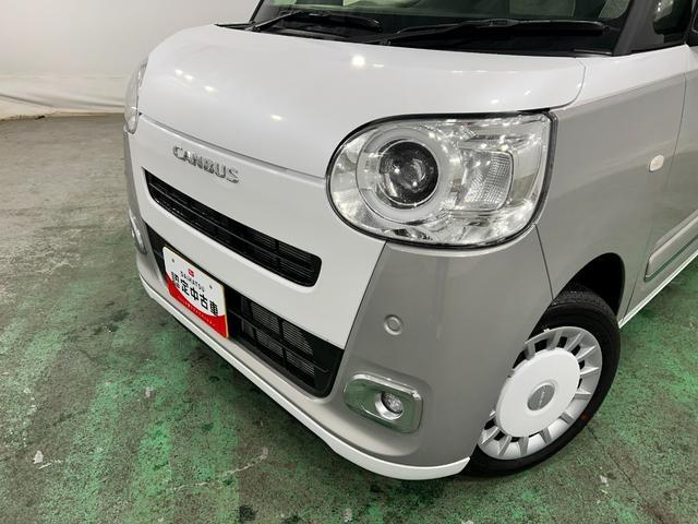 ムーヴキャンバスストライプスG 走行2115キロ/LEDヘッドランプ/マット1年保証距離無制限 走行距離2115キロ 純正マット サイドエアバッグ LEDヘッドランプ アイドリングストップ シートヒーター 両側電動スライドドア オート格納式ドアミラー 電動パーキングブレーキ(埼玉県)の中古車