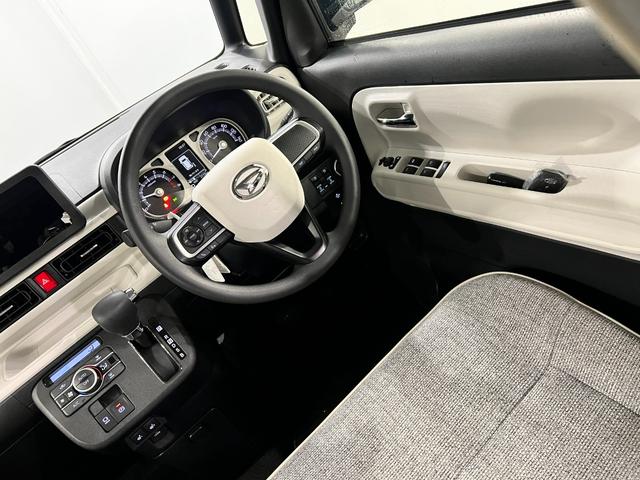 ムーヴキャンバスストライプスG 走行2115キロ/LEDヘッドランプ/マット1年保証距離無制限 走行距離2115キロ 純正マット サイドエアバッグ LEDヘッドランプ アイドリングストップ シートヒーター 両側電動スライドドア オート格納式ドアミラー 電動パーキングブレーキ(埼玉県)の中古車