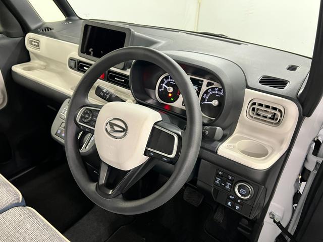 ムーヴキャンバスストライプスG 走行2115キロ/LEDヘッドランプ/マット1年保証距離無制限 走行距離2115キロ 純正マット サイドエアバッグ LEDヘッドランプ アイドリングストップ シートヒーター 両側電動スライドドア オート格納式ドアミラー 電動パーキングブレーキ(埼玉県)の中古車