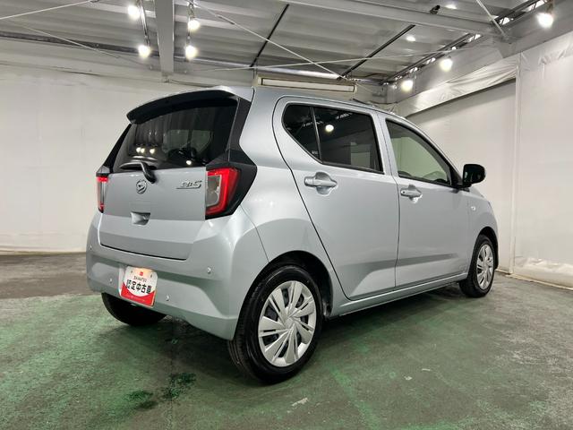 ミライースＸ　ＳＡIII　走行２５２７キロ／ＬＥＤヘッドランプ／マット１年保証距離無制限　走行距離２５２７キロ　純正マット　助手席エアバッグ　クリアランスソナー　ＬＥＤヘッドランプ　アイドリングストップ　電動格納式ドアミラー（埼玉県）の中古車