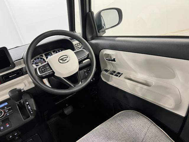 ムーヴキャンバスストライプスＧ　走行１３５０キロ／クリアランスソナー一年保証・走行距離無制限　走行１３５０キロ　サイドエアバック　クリアランスソナー　オートマチックハイビーム　オートライト　ＬＥＤヘッドライト　ベンチシート　シートヒーター　両側電動スライドドア（埼玉県）の中古車