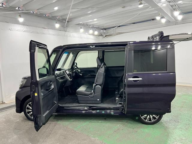 タントカスタムX トップエディションSAIII 車検整備付/ナビ1年保証距離無制限 走行距離33844キロ フルセグナビ バックカメラ ドラレコ 純正マット LEDヘッドランプ アイドリングストップ シートヒーター 片側電動スライドドア オート格納式ドアミラー(埼玉県)の中古車