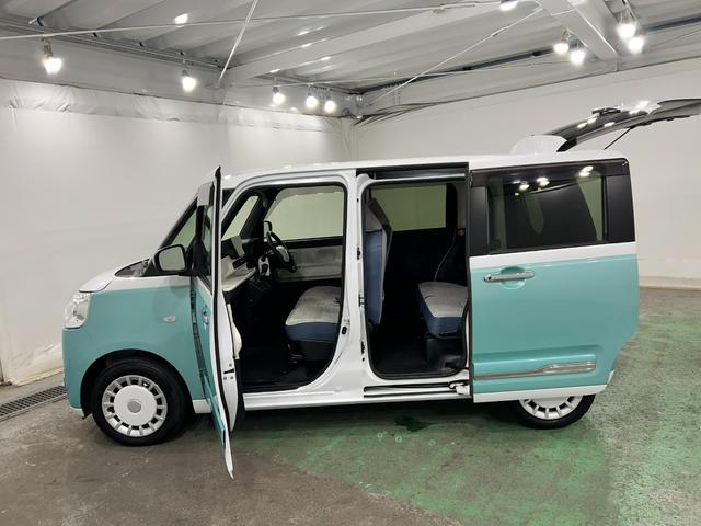 ムーヴキャンバスストライプスG 走行15309キロ/純正9インチナビドラレコ1年保証距離無制限 走行距離15309キロ 純正フルセグナビ バックカメラ ドラレコ 純正マット サイドエアバッグ LEDヘッドランプ アイドリングストップ シートヒーター 両側電動スライドドア(埼玉県)の中古車