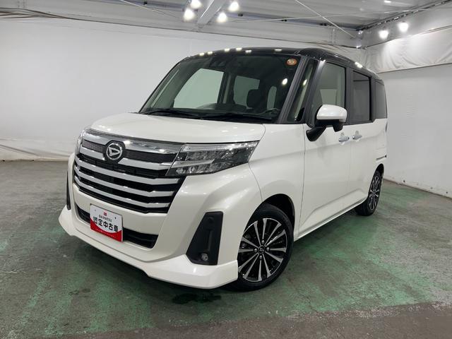 トールカスタムG ターボ 走行72571キロ/ナビ/バックカメラ一年保証・走行距離無制限走行72571キロ フルセグナビ ブルートゥース バックカメラ ETC クリアランスソナー オートライト LEDヘッドライト 両側電動スライドドア(埼玉県)の中古車