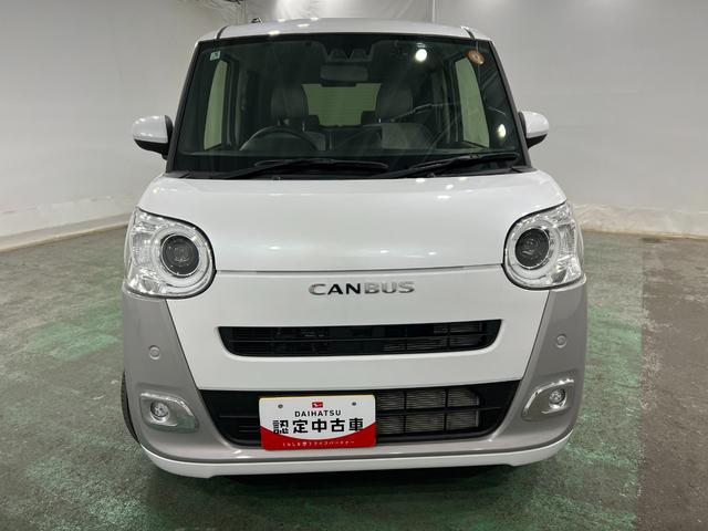 ムーヴキャンバスストライプスＧターボ　走行９５１４キロ／ドラレコ／Ｂカメラ１年保証距離無制限　走行距離９５１４キロ　ディスプレイオーディオ　バックカメラ　ドラレコ　純正マット　サイドエアバッグ　ＬＥＤヘッドランプ　アイドリングストップ　シートヒーター　両側電動スライドドア（埼玉県）の中古車