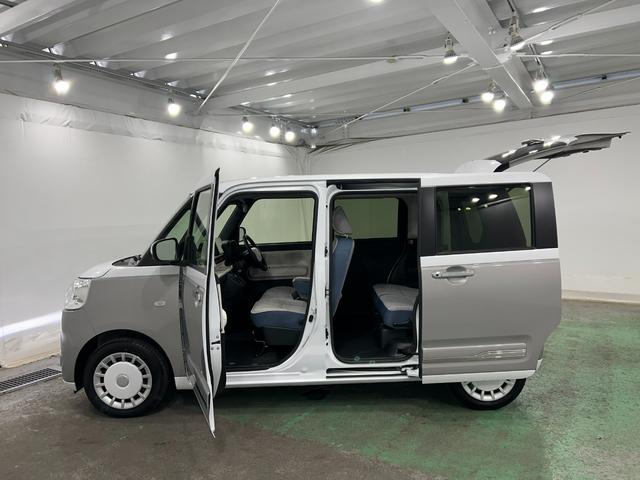 ムーヴキャンバスストライプスＧターボ　走行９５１４キロ／ドラレコ／Ｂカメラ１年保証距離無制限　走行距離９５１４キロ　ディスプレイオーディオ　バックカメラ　ドラレコ　純正マット　サイドエアバッグ　ＬＥＤヘッドランプ　アイドリングストップ　シートヒーター　両側電動スライドドア（埼玉県）の中古車