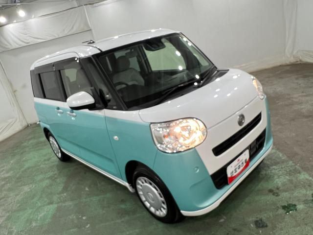 ムーヴキャンバスストライプスＸ　走行１０３８２キロ／車検整備付一年保証・走行距離無制限　走行１０３８２キロ　サイドエアバック　クリアランスソナー　オートマチックハイビーム　オートライト　ベンチシート　シートヒーター　両側電動スライドドア（埼玉県）の中古車