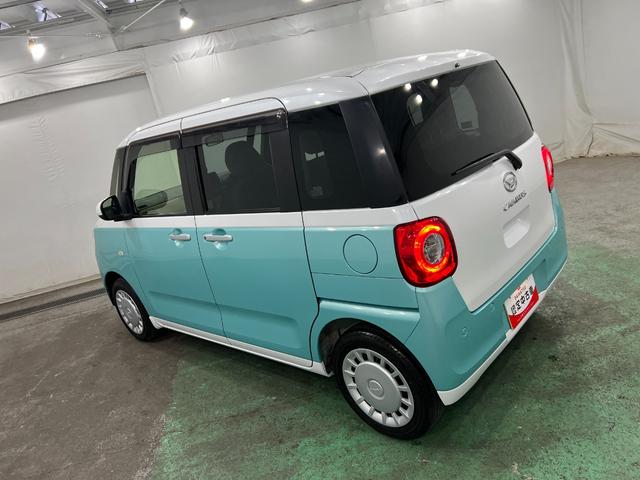 ムーヴキャンバスストライプスＸ　走行１０３８２キロ／車検整備付一年保証・走行距離無制限　走行１０３８２キロ　サイドエアバック　クリアランスソナー　オートマチックハイビーム　オートライト　ベンチシート　シートヒーター　両側電動スライドドア（埼玉県）の中古車