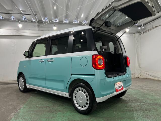 ムーヴキャンバスストライプスＸ　走行１０３８２キロ／車検整備付一年保証・走行距離無制限　走行１０３８２キロ　サイドエアバック　クリアランスソナー　オートマチックハイビーム　オートライト　ベンチシート　シートヒーター　両側電動スライドドア（埼玉県）の中古車
