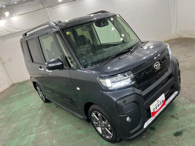 タントファンクロスターボ　走行２９３７３キロ／ＬＥＤヘッドランプ１年保証距離無制限　走行距離２９３７３キロ　純正マット　サイドエアバッグ　ＬＥＤヘッドランプ　アイドリングストップ　シートヒーター　両側電動スライドドア　電動パーキングブレーキ　キーフリー（埼玉県）の中古車