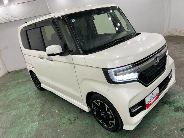 Ｎ−ＢＯＸカスタムＧ・Ｌターボホンダセンシング　走行２４２２７キロ／ナビワンオーナー　禁煙車　フルセグナビ　バックカメラ　ドラレコ　純正マット　サイドエアバッグ　ＬＥＤヘッドランプ　アイドリングストップ　両側電動スライドドア（埼玉県）の中古車