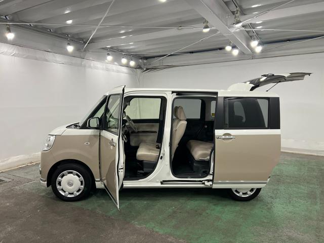 ムーヴキャンバスGメイクアップリミテッド SAIII 走行47988キロ1年保証距離無制限 走行距離47988キロ 純正フルセグナビ パノラマモニター ドラレコ 純正マット サイドエアバッグ LEDヘッドランプ アイドリングストップ 両側電動スライドドア キーフリー(埼玉県)の中古車