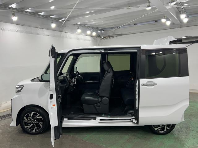タントカスタムX 走行34539キロ/車検整備付/ナビ一年保証・走行距離無制限走行34539キロ フルセグナビ バックカメラ ドラレコ ETC クリアランスソナー オートライト LEDヘッドライト シートヒーター 両側電動スライドドア(埼玉県)の中古車