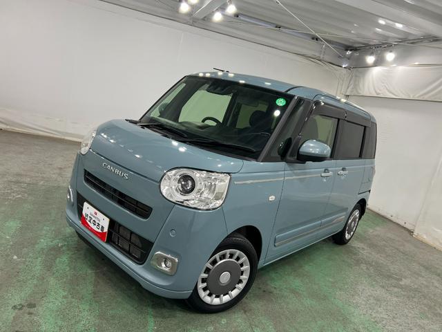 ムーヴキャンバスセオリーＧ　走行１７２１３キロ／車検整備付／ナビ／ドラレコ一年保証・走行距離無制限走行１７２１３キロ　フルセグナビ　ブルートゥース　全周囲カメラ　ドラレコ　ＥＴＣ　クリアランスソナー　ＬＥＤヘッドライト　シートヒーター　両側電動スライドドア（埼玉県）の中古車