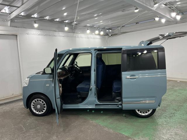 ムーヴキャンバスセオリーＧ　走行１７２１３キロ／車検整備付／ナビ／ドラレコ一年保証・走行距離無制限走行１７２１３キロ　フルセグナビ　ブルートゥース　全周囲カメラ　ドラレコ　ＥＴＣ　クリアランスソナー　ＬＥＤヘッドライト　シートヒーター　両側電動スライドドア（埼玉県）の中古車