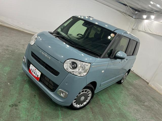 ムーヴキャンバスセオリーGターボ 走行40349キロ/シートヒーター/マット1年保証距離無制限 走行距離40349キロ 純正マット サイドエアバッグ LEDヘッドランプ アイドリングストップ シートヒーター 両側電動スライドドア オート格納式ドアミラー 電動パーキングブレーキ(埼玉県)の中古車
