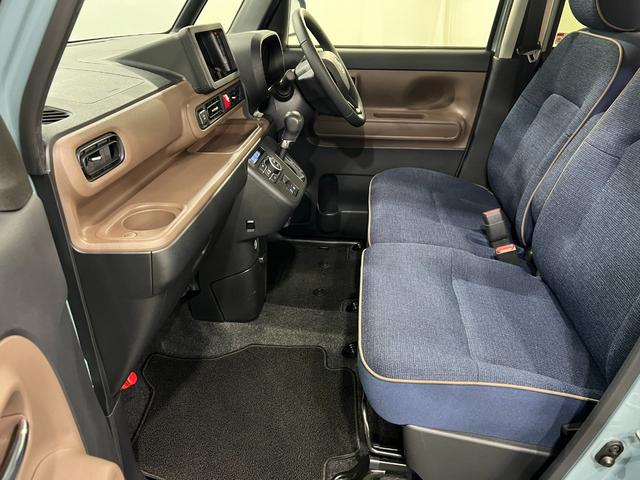 ムーヴキャンバスセオリーGターボ 走行40349キロ/シートヒーター/マット1年保証距離無制限 走行距離40349キロ 純正マット サイドエアバッグ LEDヘッドランプ アイドリングストップ シートヒーター 両側電動スライドドア オート格納式ドアミラー 電動パーキングブレーキ(埼玉県)の中古車