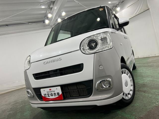 ムーヴキャンバスストライプスＧ　車検整備付／走行２５５８４キロ／ナビドラレコ１年保証距離無制限　走行距離２５５８４キロ　純正フルセグナビ　バックカメラ　ドラレコ　純正マット　サイドエアバッグ　ＬＥＤヘッドランプ　アイドリングストップ　シートヒーター　両側電動スライドドア（埼玉県）の中古車