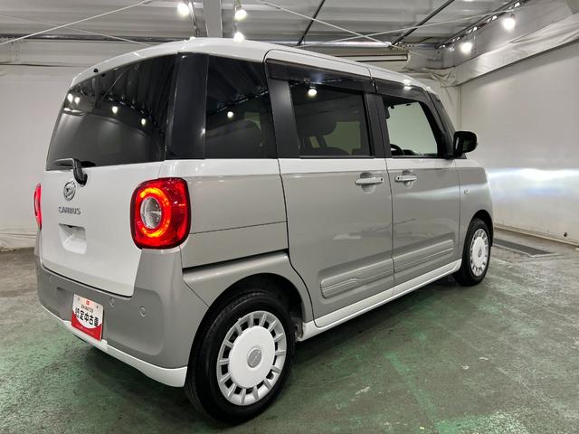 ムーヴキャンバスストライプスＧ　車検整備付／走行２５５８４キロ／ナビドラレコ１年保証距離無制限　走行距離２５５８４キロ　純正フルセグナビ　バックカメラ　ドラレコ　純正マット　サイドエアバッグ　ＬＥＤヘッドランプ　アイドリングストップ　シートヒーター　両側電動スライドドア（埼玉県）の中古車