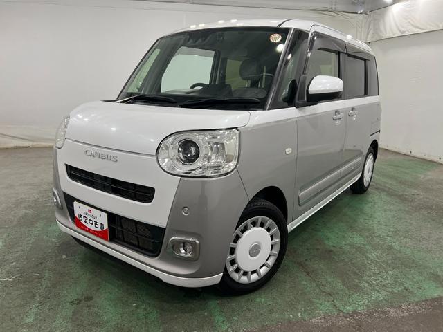 ムーヴキャンバスストライプスＧ　車検整備付／走行２５５８４キロ／ナビドラレコ１年保証距離無制限　走行距離２５５８４キロ　純正フルセグナビ　バックカメラ　ドラレコ　純正マット　サイドエアバッグ　ＬＥＤヘッドランプ　アイドリングストップ　シートヒーター　両側電動スライドドア（埼玉県）の中古車