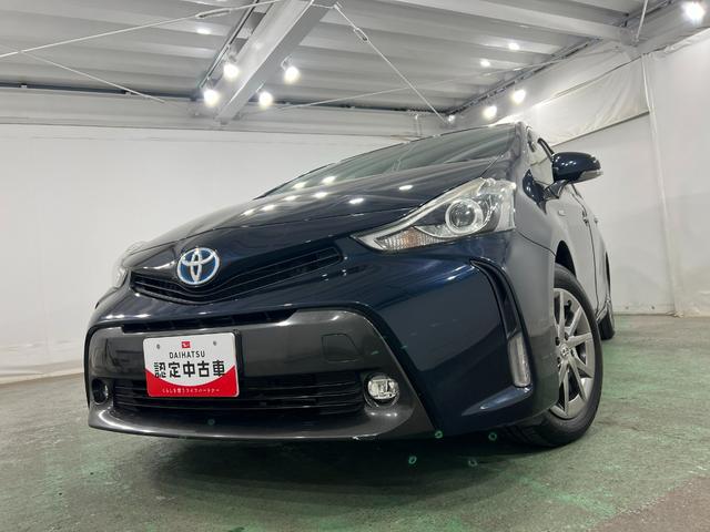 プリウスアルファＳ　チューン　ブラックII　走行７８９３９キロ／ナビドラレコ１年保証距離無制限　走行距離７８９３９キロ　フルセグナビ　バックカメラ　ブルートゥース　ドラレコ　純正マット　助手席エアバッグ　サイドエアバッグ　オートライト　シートヒーター（埼玉県）の中古車