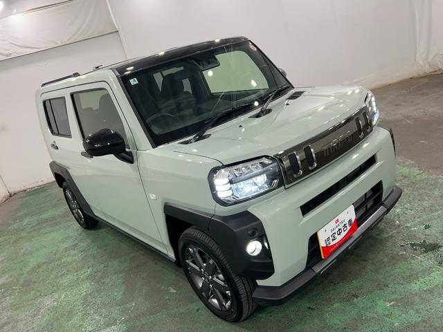 タフトG ダーククロムベンチャー 走行8055キロ/LEDライト1年保証距離無制限 走行距離8055キロ 純正マット サイドエアバッグ LEDヘッドランプ アイドリングストップ シートヒーター オート格納式ドアミラー 電動パーキングブレーキ キーフリー(埼玉県)の中古車
