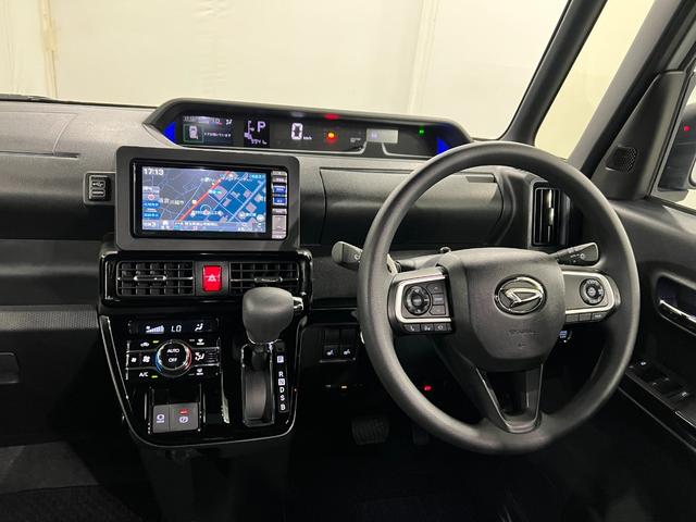タントカスタムＸ　走行９９４１キロ／車検整備付／ナビ／ドラレコ一年保証・走行距離無制限走行９９４１キロ　フルセグナビ　ブルートゥース　全周囲カメラ　ドラレコ　クリアランスソナー　オートライト　ＬＥＤヘッドライト　シートヒーター　両側電動スライドドア（埼玉県）の中古車