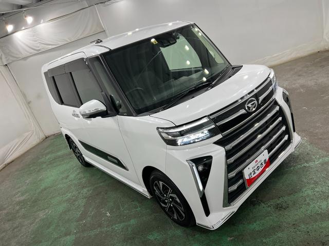 タントカスタムＸ　走行９９４１キロ／車検整備付／ナビ／ドラレコ一年保証・走行距離無制限走行９９４１キロ　フルセグナビ　ブルートゥース　全周囲カメラ　ドラレコ　クリアランスソナー　オートライト　ＬＥＤヘッドライト　シートヒーター　両側電動スライドドア（埼玉県）の中古車
