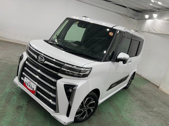 タントカスタムＸ　走行９９４１キロ／車検整備付／ナビ／ドラレコ一年保証・走行距離無制限走行９９４１キロ　フルセグナビ　ブルートゥース　全周囲カメラ　ドラレコ　クリアランスソナー　オートライト　ＬＥＤヘッドライト　シートヒーター　両側電動スライドドア（埼玉県）の中古車