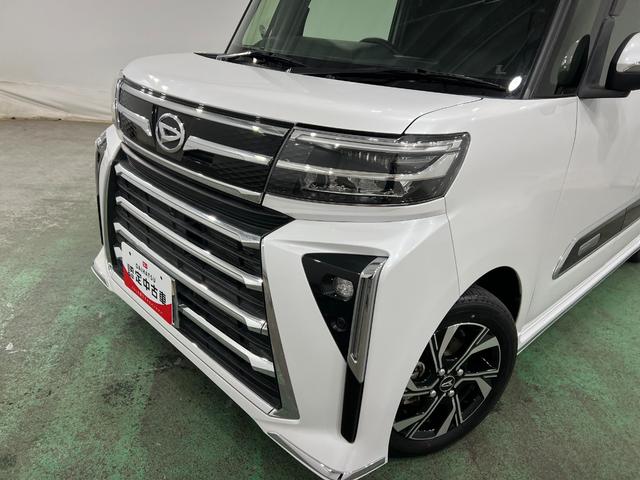 タントカスタムＸ　走行９９４１キロ／車検整備付／ナビ／ドラレコ一年保証・走行距離無制限走行９９４１キロ　フルセグナビ　ブルートゥース　全周囲カメラ　ドラレコ　クリアランスソナー　オートライト　ＬＥＤヘッドライト　シートヒーター　両側電動スライドドア（埼玉県）の中古車