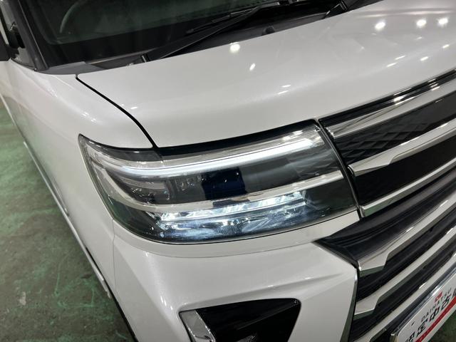 タントカスタムＸ　走行９９４１キロ／車検整備付／ナビ／ドラレコ一年保証・走行距離無制限走行９９４１キロ　フルセグナビ　ブルートゥース　全周囲カメラ　ドラレコ　クリアランスソナー　オートライト　ＬＥＤヘッドライト　シートヒーター　両側電動スライドドア（埼玉県）の中古車