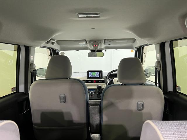 ムーヴキャンバスストライプスＧ　走行８７５６キロ／車検整備付／純正ナビ一年保証・走行距離無制限走行８７５６キロ　フルセグナビ　バックカメラ　ブルートゥース　クリアランスソナー　　オートライト　ＬＥＤヘッドライト　ベンチシート　シートヒーター　両側電動スライドドア（埼玉県）の中古車